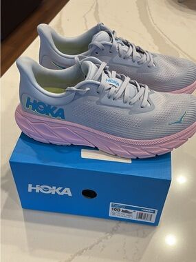 Hoka Women's Running Sneakers in Lavender & Pastel Pink